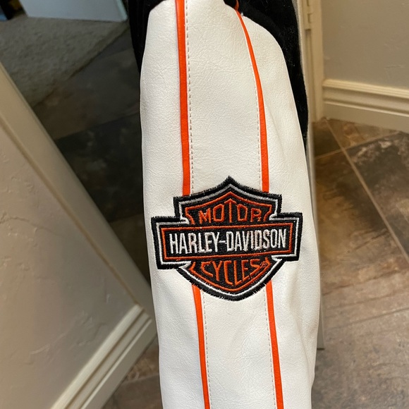 Vintage Harley Davidson Reversible Bomber Jacket - Picture 3 of 8